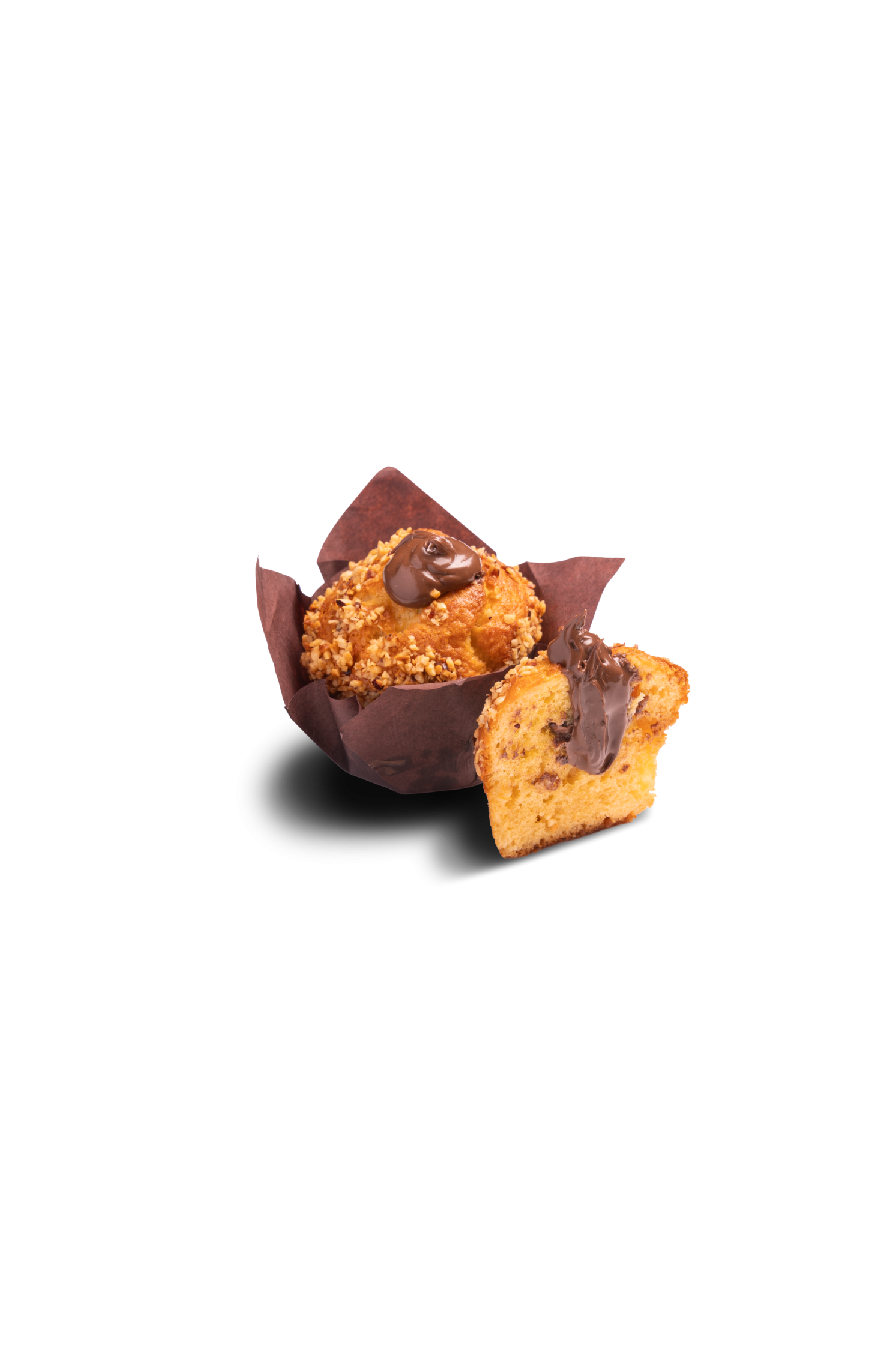 Muffin gianduja con Caravella Cream Gianduja