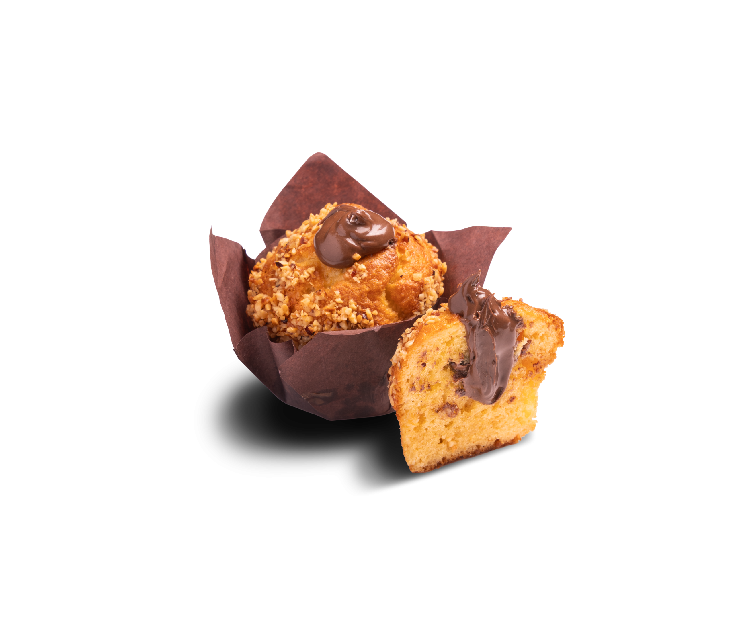 Muffin gianduja con Caravella Cream Gianduja