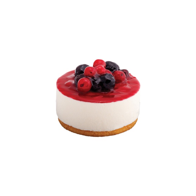 Mono cheesecake ai frutti di bosco
