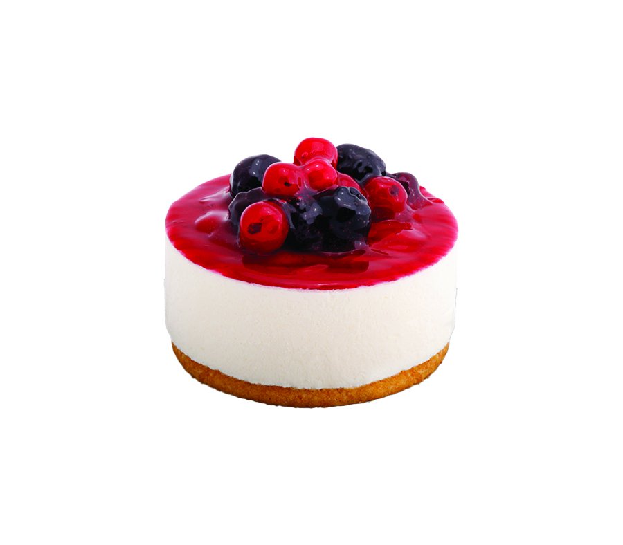Mono cheesecake ai frutti di bosco