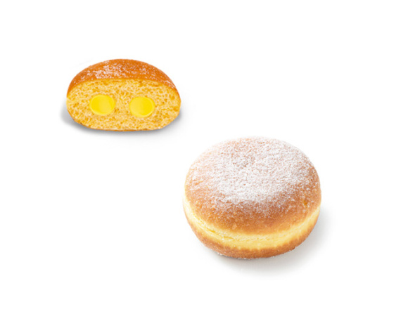 Krapfen crema zuccherato